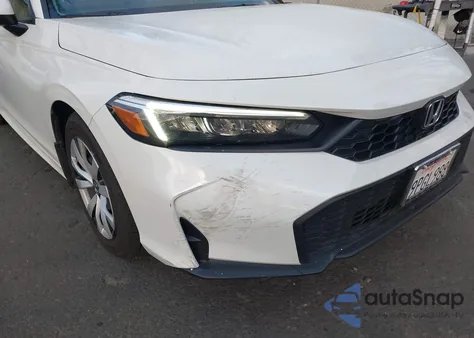 2025 Honda Civic Lx from USA, damaged, VIN 2HGFE2F25SH533168